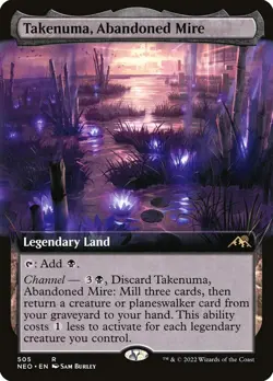 MTG Takenuma, Abandoned Mire (505/606) Kamigawa Neon Dynasty NM - Image 1