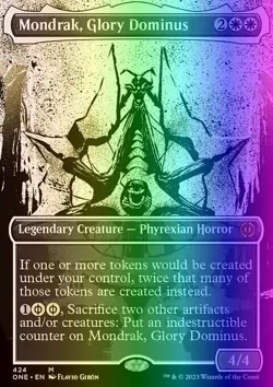 MTG Mondrak, Glory Dominus (424/530) Phyrexia All Will Be One NM FOIL - Image 1