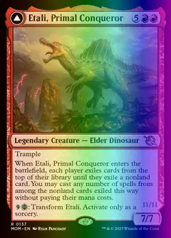 MTG Etali, Primal Conqueror (137/548) March of the Machine NM FOIL - Image 1