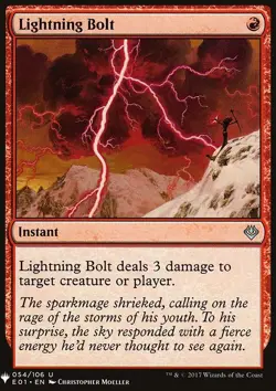 MTG Magic the Gathering Lightning Bolt (1001/1703) Mystery Booster NM - Image 1