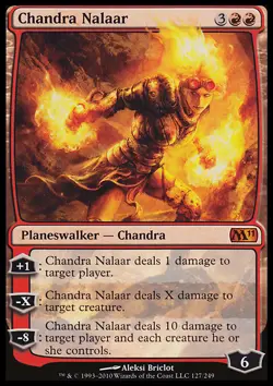 MTG Magic the Gathering Chandra Nalaar (127/255) Magic 2011 LP - Image 1