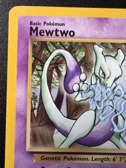 Mewtwo Wizards Promo 12 WoTC 2000 Nintendo Power Magazine Pokemon Card Rare MP - Image 3
