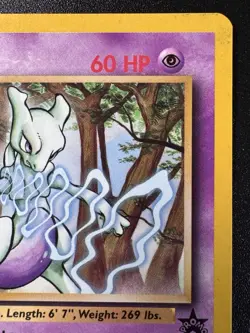 Mewtwo Wizards Promo 12 WoTC 2000 Nintendo Power Magazine Pokemon Card Rare MP - Image 4