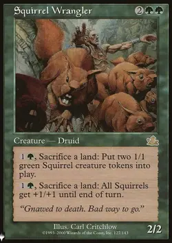MTG Magic the Gathering Squirrel Wrangler (1340/1703) Mystery Booster NM - Image 1