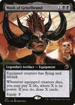 MTG Mask of Griselbrand (347/553) Innistrad Midnight Hunt NM - Image 1