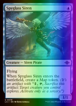MTG Spyglass Siren (78/491) The Lost Caverns of Ixalan NM FOIL - Image 1