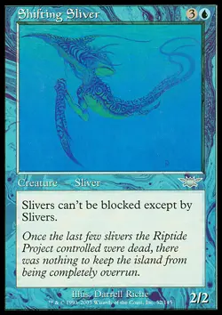 MTG Magic the Gathering Shifting Sliver (52/145) Legions MP - Image 1
