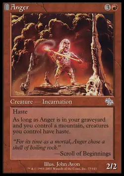 MTG Magic the Gathering Anger (77/143) Judgment MP - Image 1