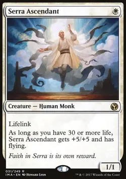 MTG Magic the Gathering Serra Ascendant (31/256) Iconic Masters NM - Image 1