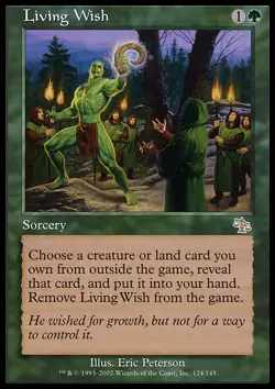 MTG Magic the Gathering Living Wish (124/143) Judgment MP - Image 1