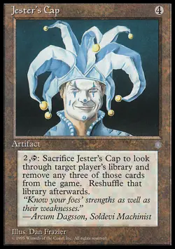MTG Magic the Gathering Jester's Cap (324/383) Ice Age MP - Image 1