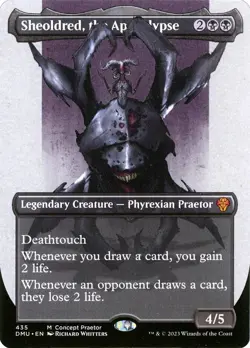 MTG Magic the Gathering Sheoldred, the Apocalypse (435/552) Dominaria United NM - Image 1