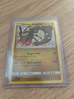 Shining Rayquaza 56/73 Shiny Holo Rare Shining Legends Pokemon Card - Image 1