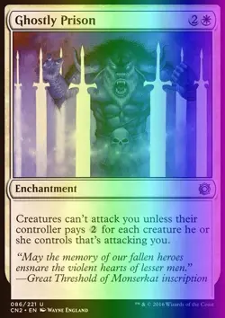 MTG Ghostly Prison (86/234) Conspiracy Take the Crown NM FOIL - Image 1