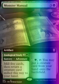 MTG Monster Manual (591/1080) Commander Legends Battle for Baldur's Gate NM FOIL - Image 1