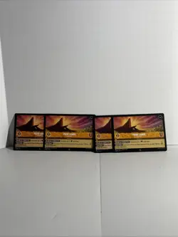 Disney Lorcana TCG Pride Lands Pride Rock Card 33/204 Regular Rare Set of 4 - Image 1
