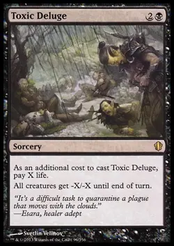 MTG Magic the Gathering Toxic Deluge (96/357) Commander 2013 NM - Image 1