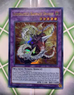 Yugioh GFP2-EN124 Chimeratech Rampage Dragon Ultra Rare NM 1st Ed - Image 2