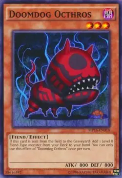 Doomdog Octhros - MP16-EN018 - Common - Unlimited Edition x1 - Moderately Played - Image 1