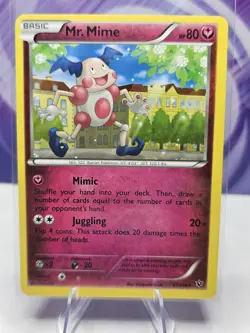 Mr. Mime XY - Fates Collide #67/124 NON-HOLO Rare Pokemon Card - Image 1