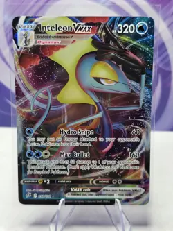 Inteleon VMAX 050/192 SWSH Rebel Clash Holo Rare Pokemon Card NM - Image 1