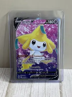 Jirachi V 170/189 Astral Radiance Ultra Rare Full Art Pokemon Card Near Mint - Image 3
