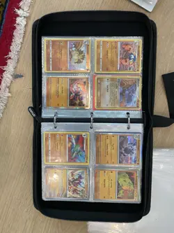 Pokemon Card Binder Lot - Nearly Full! 400+ Cards, 14+ Guaranteed good cards - Image 2