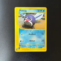 POLIWAG 125/165 non-holo MINT Expedition Set 2002 - WOTC Pokemon Card! - Image 1