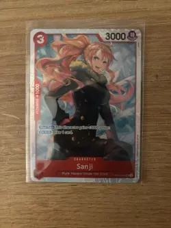 One Piece Card Game Royal Blood - SANJI SUPER RARE SR #OP10-005 English CCG - Image 1