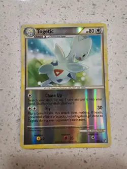 Togetic 39/90 Reverse Holo Pokemon Card - Undaunted - MP Condition - Image 1
