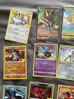 lot of 34 pokemon card 25th celebrations cards vmax holos - Image 2