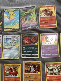 lot of 34 pokemon card 25th celebrations cards vmax holos - Image 3