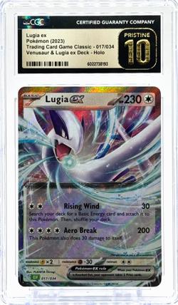 Pokemon Lugia ex Trading Card Game Classic 017/034 CGC 10 Pristine TCG - Image 1