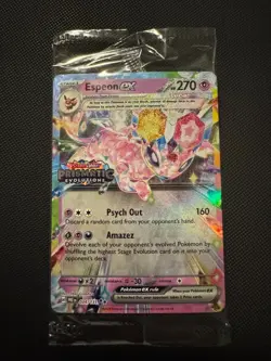 Espeon EX 034/131 Stamped Promo | Prismatic Evolutions Pokemon Card NM - Image 1