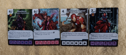 marvel dice master 4 promo card lot magneto scarlet hawk collateral damage AvX - Image 1