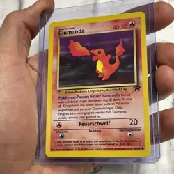 Pokemon Glumanda (Charmander) GERMAN 50/82 Team Rocket Pokemon Card Common NM/MT - Image 2