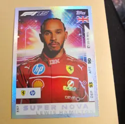 Lewis Hamilton 337 - SUPER NOVA - Topps Turbo Attax 2025 Card F1 75 Formula 1 - Image 1