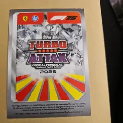 Lewis Hamilton 337 - SUPER NOVA - Topps Turbo Attax 2025 Card F1 75 Formula 1 - Image 2