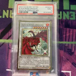 *** BLACK ROSE DRAGON *** GOLD RARE MGED-EN026 ALTERNATE ART! YUGIOH! - Image 1