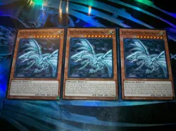 3x Blue-Eyes Alternative White Dragon 1st Edition Common SDWD-EN005 Yu-Gi-Oh! - Image 1