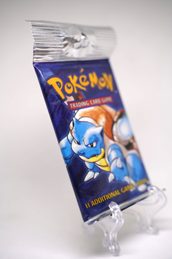 21.46g Pokemon Base Set Booster Pack Unlimited Blastoise WOTC TCG Vintage Sealed - Image 5