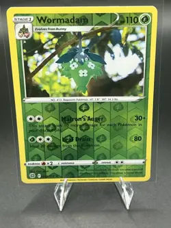 Wormadam 010/172 Reverse Holo Rare SWSH Brilliant Stars Pokemon Card - Image 1
