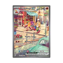 Pokemon SV02: Paldea Evolved Skeledirge ex - 258/193 (SIR) #258/193 (Holo) NM - Image 1