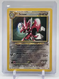 Scizor #33 Black Star Promo Rare Vintage Pokemon Card - Image 1