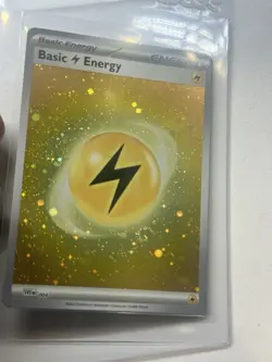 2 Swirls Lightning Energy Cosmic Holo Swirl SVE 004 Pokemon 151 NM - Image 2