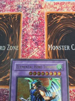 Yugioh Elemental Hero Tempest EEN-EN034 Ultimate Rare 1st Edition Lightly Played - Image 4