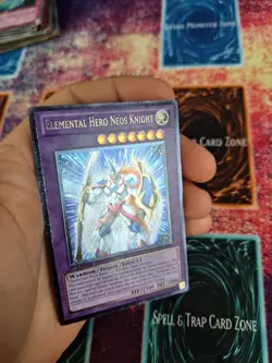 Yugioh Elemental Hero Neos Knight EXVC-EN093 Ultimate Rare 1st Edition Near Mint - Image 3