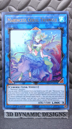 | Yugioh Marincess Coral Triangle LED9-EN033 1st Edition Ultra Rare NM 🔥 | - Image 1