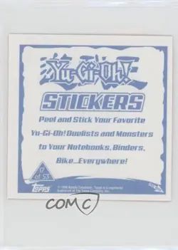 Kuriboh Topps YuGiOh Sticker Collection #17 2002 - Image 2