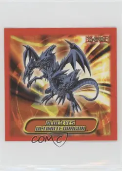 Blue-Eyes Ultimate Dragon Topps YuGiOh Sticker Collection #24 2002 - Image 1